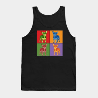 Brightly Colored Chihuahuas Tank Top